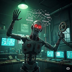 Robot with Psychosis