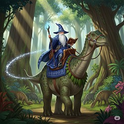 The Wizard and the Dinosaur