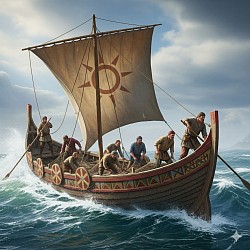 Gallic fisher boat