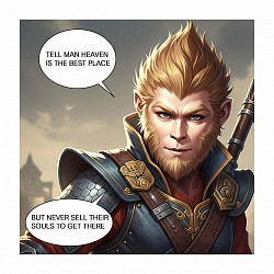 Monkey King Speaking