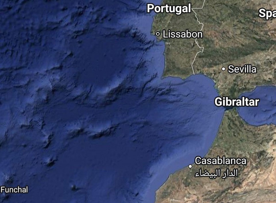 Atlantis Location According to Plato: The Atlantic Ocean in Front of The Pillars of Hercule (The Strait of Gibraltar)
